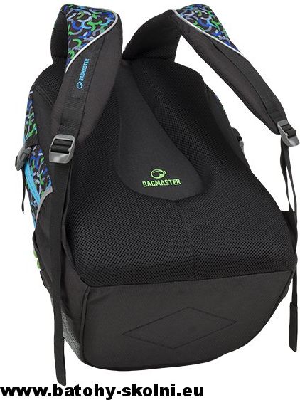 Školní batoh Theory 9 E GREEN-BLUE-BLACK Bagmaster - Doprava Zdarma - obrázek 3