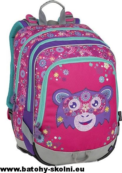 Školní batoh ALFA 9 A PINK-VIOLET Bagmaster - Doprava Zdarma - obrázek 2