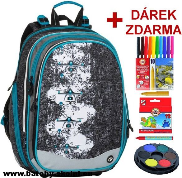 Školní batoh Bagmaster Dron Element 8 B - Doprava Zdarma - obrázek 1
