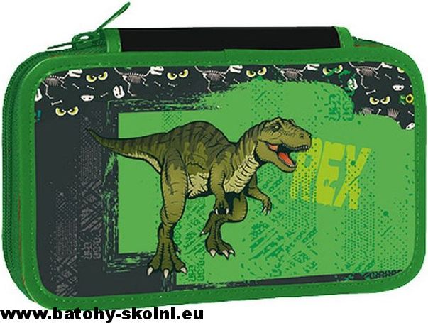 Školní penál dvoupatrové pouzdro Tyranosaurus Rex Stil - obrázek 2