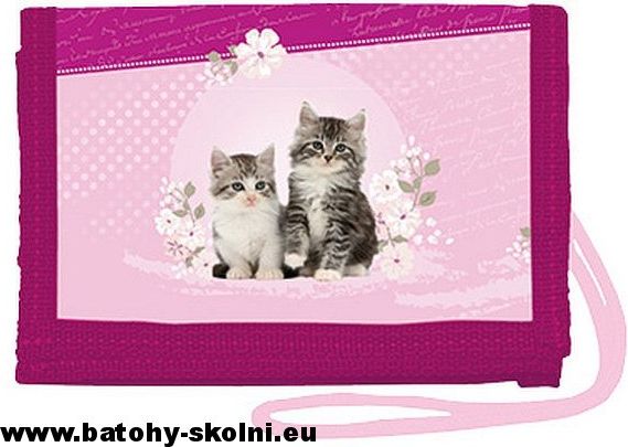 Dětská peněženka na krk Stil Kočičky Kitten - obrázek 1