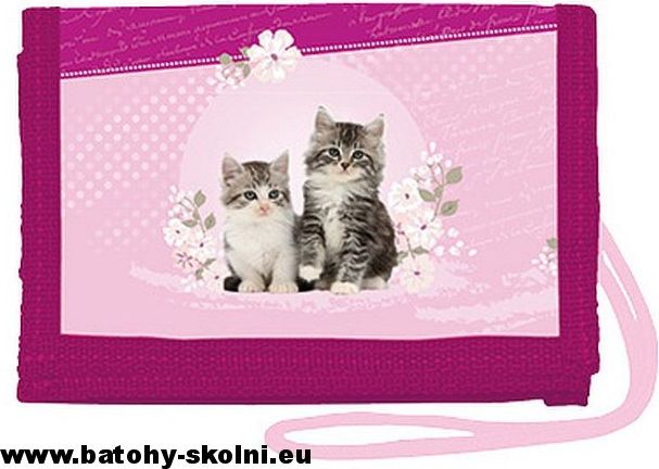 Dětská peněženka na krk Stil Kočičky Kitten - obrázek 2