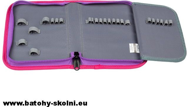 Školní jednopatrový penál Květy Mercury 9 A Bagmaster - obrázek 5