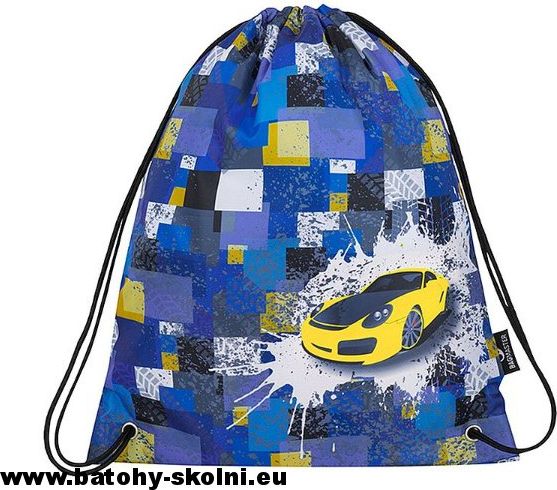 Pytlík na přezůvky Bagmaster Auto Shoes Epson 8 B black-blue-yellow - obrázek 1