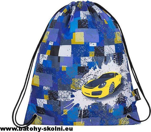 Pytlík na přezůvky Bagmaster Auto Shoes Epson 8 B black-blue-yellow - obrázek 2