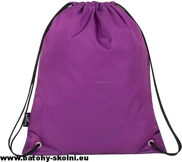 Pytlík na přezůvky Bagmaster Motýl Shoes Alfa 8 A green-violet-pink - obrázek 3