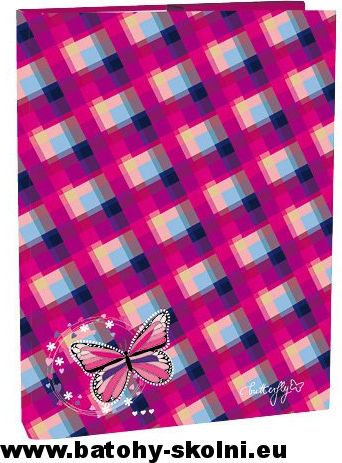 Školní box A4 motýl Butterfly na velké sešity Stil - obrázek 1