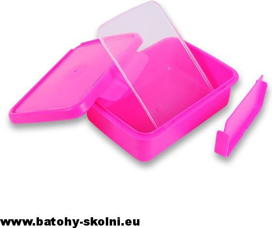 Krabička na svačinu box Zdravá Sváča fialová fluo - obrázek 3