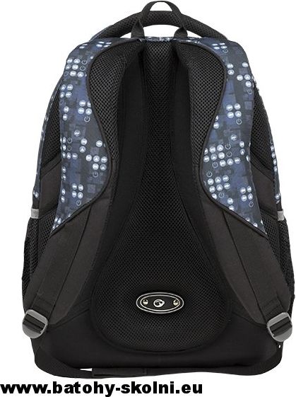Školní batoh Maxvell 9 B BLACK-GRAY-BLUE Bagmaster - Doprava Zdarma - obrázek 7