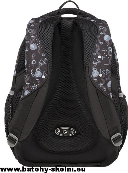 Školní batoh Maxvell 9 A BLACK-GRAY-VIOLET Bagmaster - Doprava Zdarma - obrázek 7