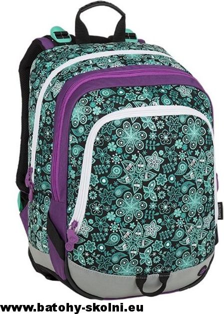 Školní batoh ALFA 9 B BLACK-TURQUOISE Bagmaster - Doprava Zdarma - obrázek 2