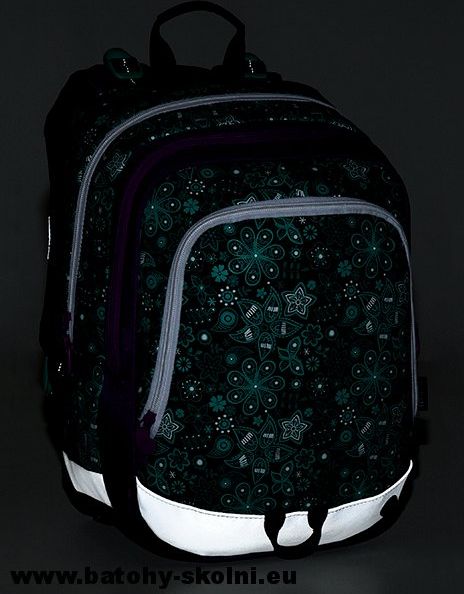 Školní batoh ALFA 9 B BLACK-TURQUOISE Bagmaster - Doprava Zdarma - obrázek 9