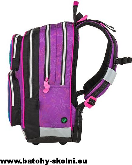 Školní batoh Galaxy 9 C VIOLET-BLUE Bagmaster - Doprava Zdarma - obrázek 5