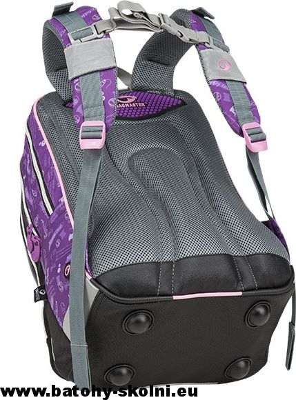 Školní batoh Galaxy 9 A GRAY-VIOLET Bagmaster - Doprava Zdarma - obrázek 6