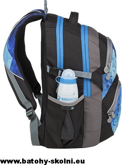 Školní batoh Theory 9 D BLUE-BLACK-GRAY Bagmaster - Doprava Zdarma - obrázek 5