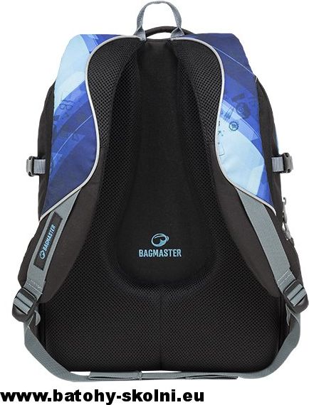 Školní batoh Theory 9 D BLUE-BLACK-GRAY Bagmaster - Doprava Zdarma - obrázek 7