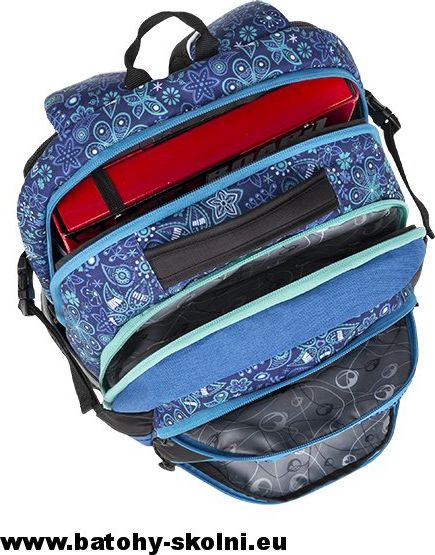 Školní batoh Theory 9 C BLUE-BLACK Bagmaster - Doprava Zdarma - obrázek 6
