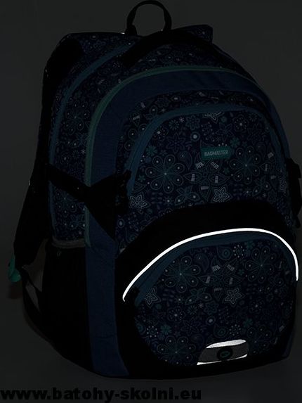 Školní batoh Theory 9 C BLUE-BLACK Bagmaster - Doprava Zdarma - obrázek 9