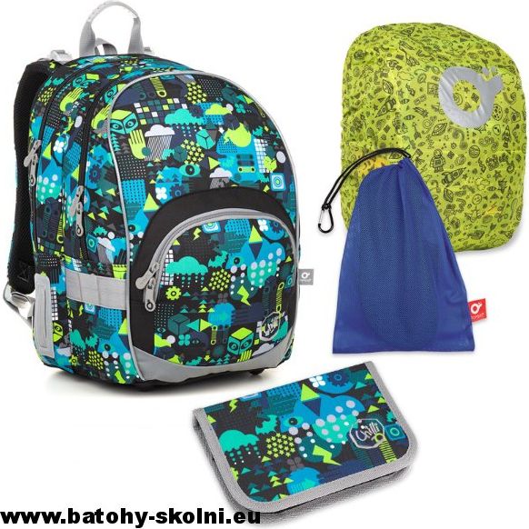 Školní batoh Topgal 4 dílný set KIMI 18011 Large - obrázek 1