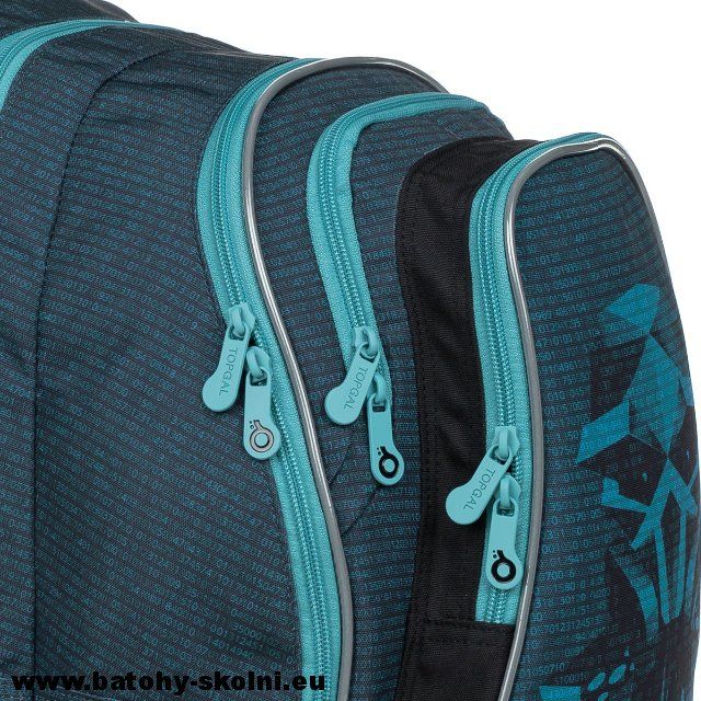 Školní batoh Hacker Topgal 3 dílný set LYNN 19018 Medium - obrázek 8
