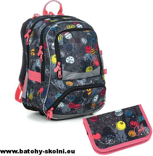 Školní batoh Třešně Topgal 2 dílný set NIKI 19007 Small - obrázek 1
