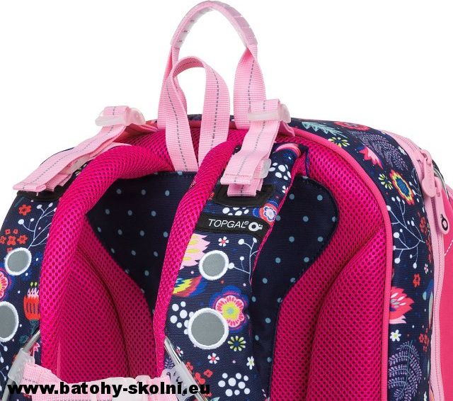 Školní aktovka Květy Topgal 4 dílný set BEBE 19001 Large - obrázek 7