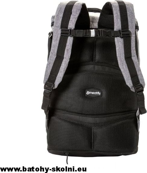 Studentský batoh Meatfly Pioneer 3 A Backpack Heather Grey - Doprava Zdarma - obrázek 4