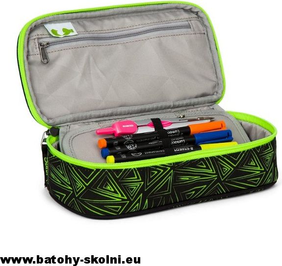 Studentský školní penál Ergobag Satch Green Phantom - obrázek 4
