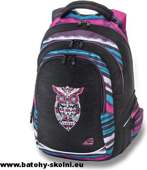 Školní batoh Walker Fame Dark Owl sova - Doprava Zdarma - obrázek 1