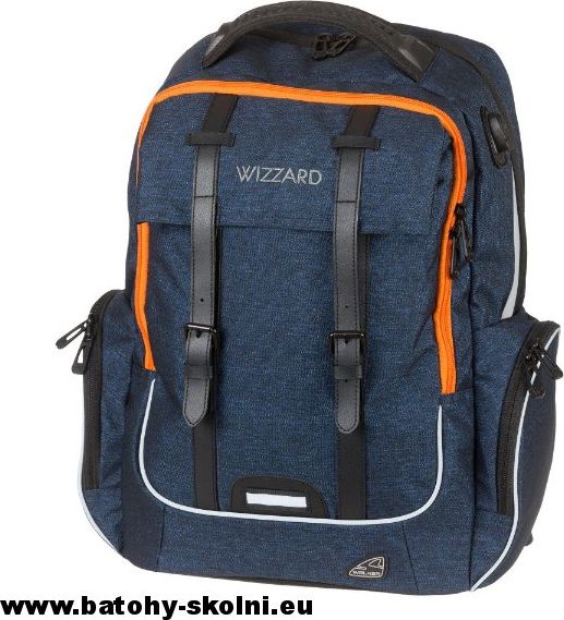 Školní batoh Walker Academy Wizzard Blue Melange - Doprava Zdarma - obrázek 1