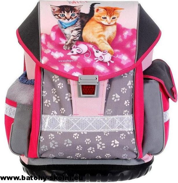 Školní batoh Emipo Ergo Two Cats a Mice kočičky - Doprava Zdarma - obrázek 2