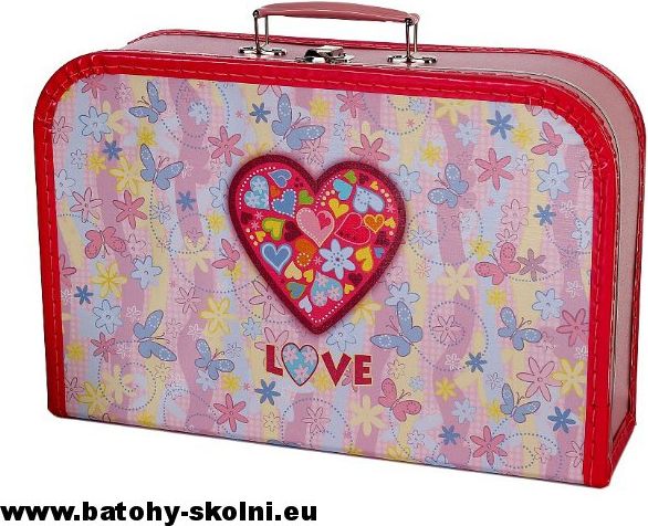 Školní dětský kufřík Emipo 35 cm Love srdce - obrázek 2