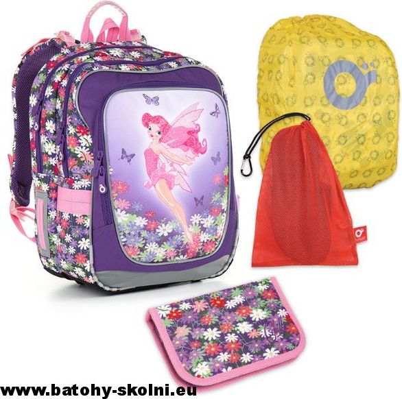 Školní batoh Topgal 4 dílný set Large CHI 879 I Víla - Doprava Zdarma - obrázek 1