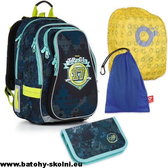 Školní batoh Topgal 4 dílný set Large CHI 878 D Team - Doprava Zdarma - obrázek 1