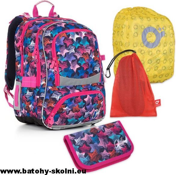 Školní batoh Topgal 4 dílný set Large CHI 867 D Hvězdy - Doprava Zdarma - obrázek 1