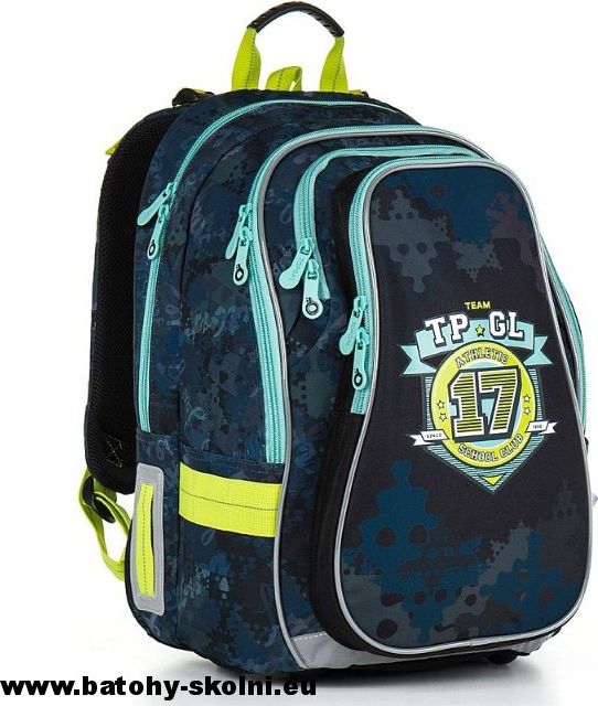 Školní batoh Topgal 3 dílný set Medium CHI 878 D Blue Team - Doprava Zdarma - obrázek 14