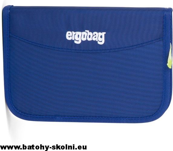 Jednopatrový vybavený školní penál Ergobag modrý - obrázek 1