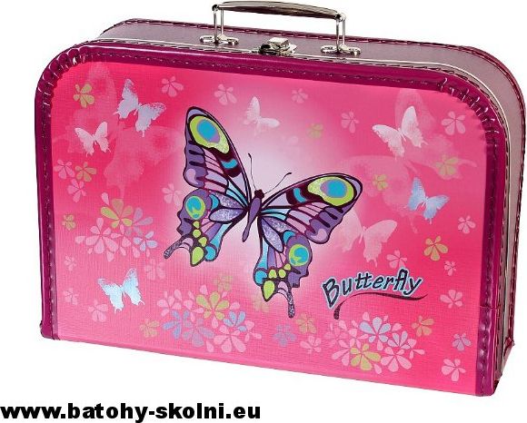 Školní dětský kufřík Emipo 35 cm Butterfly motýl - obrázek 2