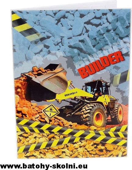 Desky na abecedu A4 Emipo Builder bagr - obrázek 1