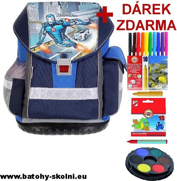 Školní batoh Emipo Ergo Two Roboman - Doprava Zdarma - obrázek 1