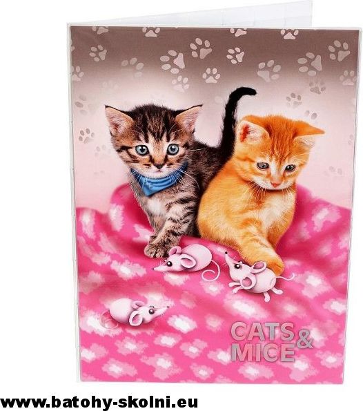 Desky na abecedu A4 Emipo Cats a Mice kočičky - obrázek 2