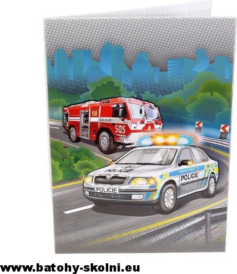 Desky na abecedu A4 Emipo SOS Hasiči Policie - obrázek 1