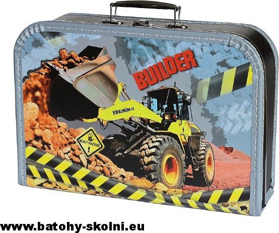Školní dětský kufřík Emipo 35 cm bagr Builder - obrázek 1