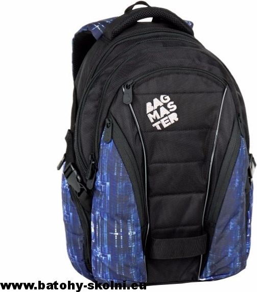 Studentský školní batoh Bagmaster Bag 7 G modro černý - Doprava Zdarma - obrázek 1
