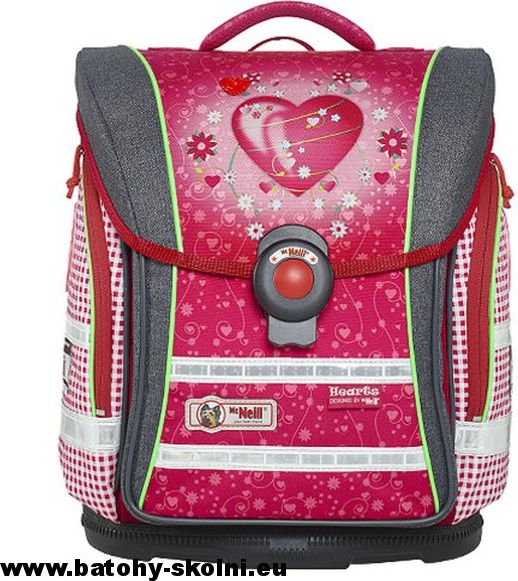 Školní aktovka McNeill Ergo Light Compact flex Srdíčko - Doprava Zdarma - obrázek 2
