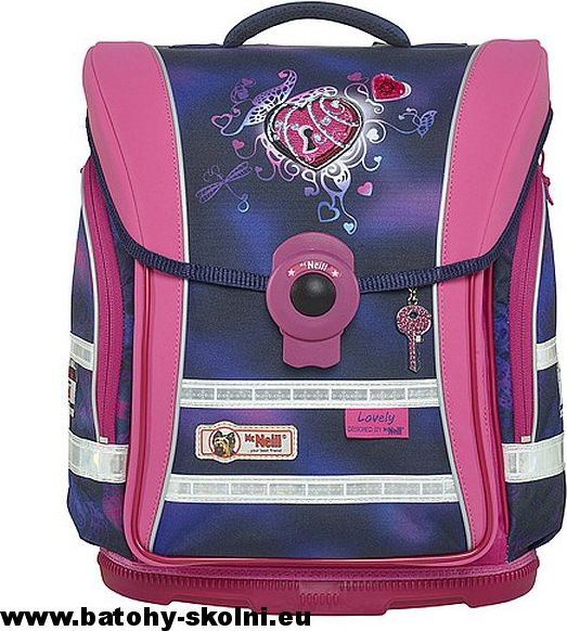 Školní aktovka McNeill Ergo Light Compact flex Srdce - Doprava Zdarma - obrázek 1