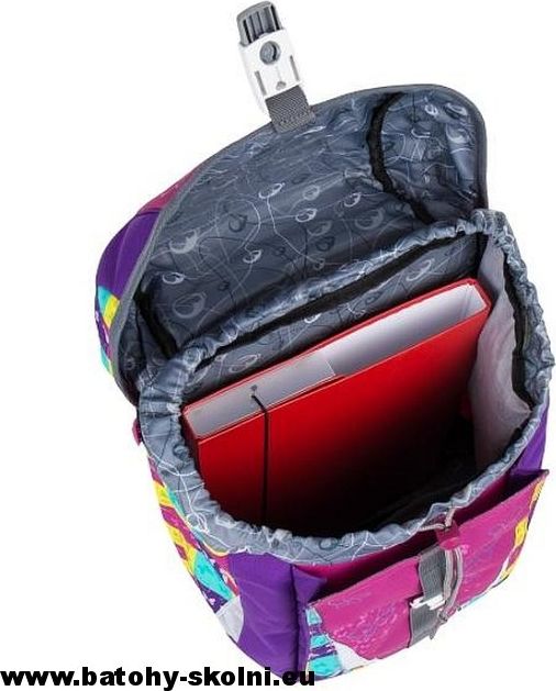 Školní aktovka batoh Bagmaster Motýlci Polo 7 A - Doprava Zdarma - obrázek 5