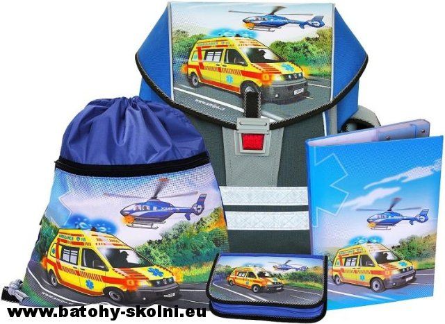 Školní aktovka Emipo 4 dílný set Ergo One > varianta Záchranáři - obrázek 7