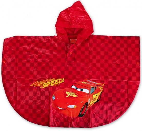 Setino - Chlapecká pláštěnka / pončo Auta (Cars) - červená - vel. 116 - obrázek 1