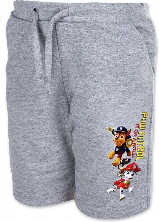 Setino - Chlapecké kraťasy Tlapková patrola (Paw Patrol) - sv. šedé - vel. 98 - obrázek 1